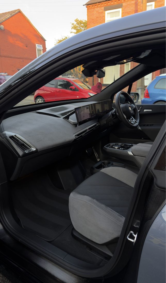 BMW iX interior detailed