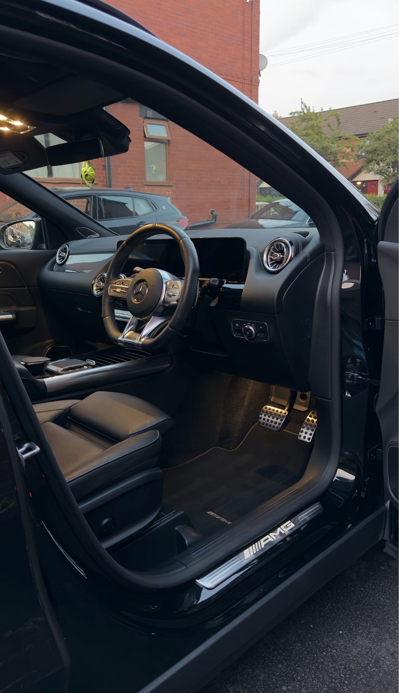 Spotless AMG interior after deep clean